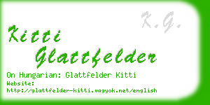 kitti glattfelder business card